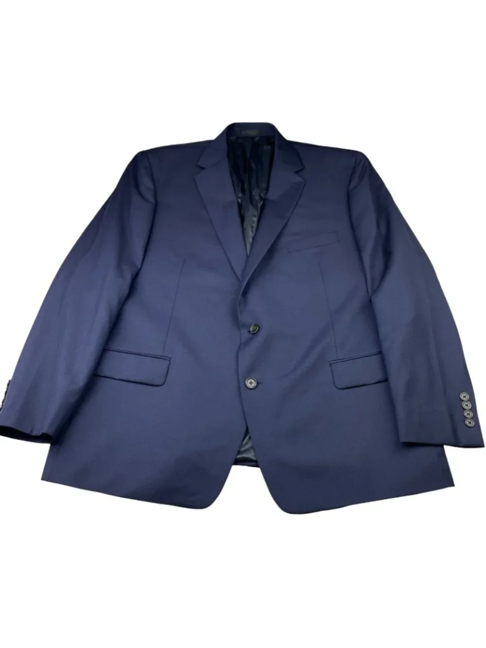 Ralph Lauren LRL Men's Wool Blend 2-Button Blazer Navy Blue • 48R